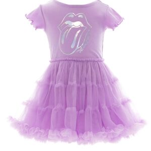 Rolling Stones Toddler Girl Iridescent Graphic Tiered Tutu Dress, Size 3T NWOT